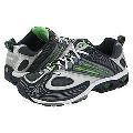 Stride Rite Superball Lace II (Toddler/Youth) Navy/Green Flash Leather/Mesh