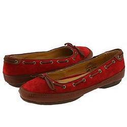Sperry Top-Sider Softie Moc Skimmer Red Suede