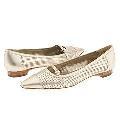 AK Anne Klein Venetia Light Gold Leather