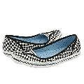 Irregular Choice Starboard Black/White Check Fabric