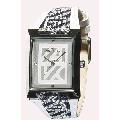 AK Anne Klein Women's Jacquard Strap Watch