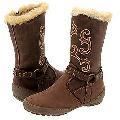 Moki Kids M823 (Toddler/Youth) Stone 353 T. Moro (Brown Leather)
