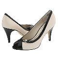 AK Anne Klein Torie Vanilla/Black Leather