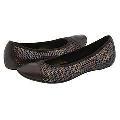 Donald J Pliner Halo Brown Sequin Plaid Stretch/Expresso Antique Metallic