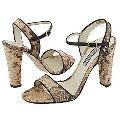 Anne Klein New York Afton Ivory Python/Black Patent