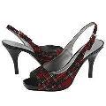 AK Anne Klein Amber Red Plaid Fabric