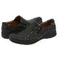 Hush Puppies Tunnel Black Leather