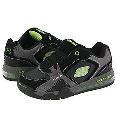 Skechers Kids Sphero (Toddler/Youth) Black Trubuck/Black Smooth/Lime Trim
