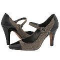Circa Joan & David Alexia Dark Brown/Black Fabric