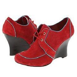 Nascar Fay Red/Teal Suede