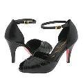 Nina Donata-SX Black/Black Embossed Shiny Snake