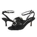 Nina Garland-LS Black Luster Satin