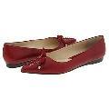 MICHAEL Michael Kors Trinity Flat Red Leather