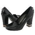 Nine West Carved Black Leather