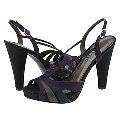 Nine West Disopra Dark Purple Multi Satin