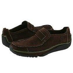 Timberland Nawlins Slip-On Dark Brown Scratched Nu(Size 13/13.5 D - Medium)