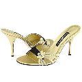 Beverly Feldman Alana Black Suede / Gold Nappa