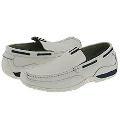 Steve Madden Meedia White Leather Loafers