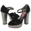 Betsey Johnson Fanatic Black Suede