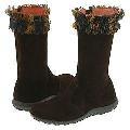 Naturino 1750 (Toddler) Dark Brown W Multi Ribbon