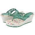 BCBGirls Rylie Oil Green Diamond Mesh / Oil Green Patent