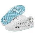 Adio Eugene R.E. W White/Aqua Motif
