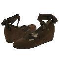 DKNY Mary Ann - Tie Up Wedge Chocolate