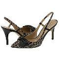 Via Spiga Gamble Black Giraffe Patent