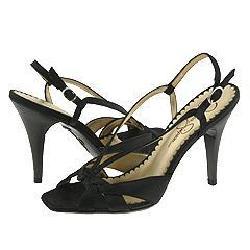 Jessica Simpson Olivera Black Suede Metallic