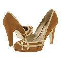 Jessica Simpson Renee Tan/Gold Suede