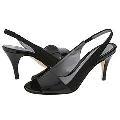 Via Spiga Dahlia Black Patent/Linen