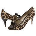 Via Spiga Derby Brown Giraffe Linen