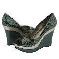 CARLOS by Carlos Santana Tide Sea Green Cracked Tin Leather