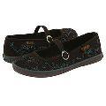 Skechers Exist Brown Embroidered Felt