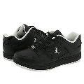 Lugz Chauncey Black/White Leather/Grainy Leather