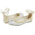 Shellys London Ballet Silver/Lemon