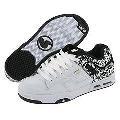 DVS Shoe Company Enduro Heir White/Black Leather Print