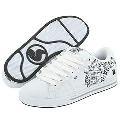 DVS Shoe Company Monument Carey Hart White Leather Hart