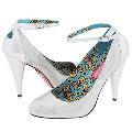 Betsey Johnson Cierra Silver Suede