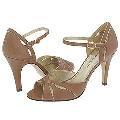 AK Anne Klein Lola Light Taupe/Silver Leather