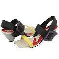 Irregular Choice Ooh Buckle Yellow Patent/ Black Sheep