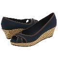 Naturalizer Islander Classic Navy Canvas w/ Saddle Tan Piping