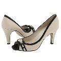 AK Anne Klein Wysandra Vanilla Cream/Black Leather