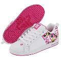 DC Court Graffik SE W White/Crazy Pink/Soft Lime