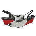 Donald J Pliner Remote White Nappa/ Red Heels