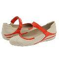 Nine West Cakespice Ivory/ Orange Leather
