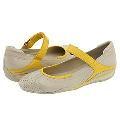 Nine West Cakespice Ivory/ Yellow Leather
