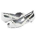 Via Spiga Notte White Patent