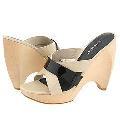 Nine West Winx Ivory/ Black Patent