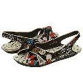 Irregular Choice Poppy Cream with Flower Print Fabric